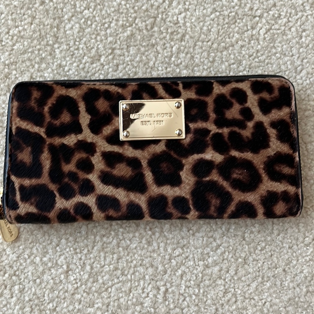 Cheetah Michael Kors wallet